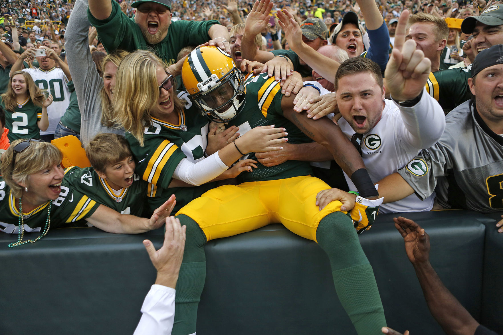Davante Adams, wide receiver β 4 years, $58 million